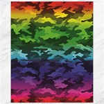 Rainbow Camouflage Canvas 11  x 14 