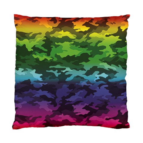 Rainbow Camouflage Standard Cushion Case (Two Sides) from ArtsNow.com Front