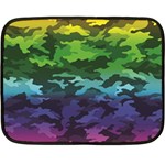 Rainbow Camouflage Fleece Blanket (Mini)