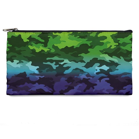 Rainbow Camouflage Pencil Case from ArtsNow.com Front