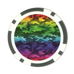 Rainbow Camouflage Poker Chip Card Guard (10 pack)