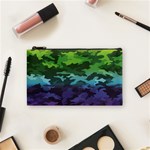 Rainbow Camouflage Cosmetic Bag (Small)