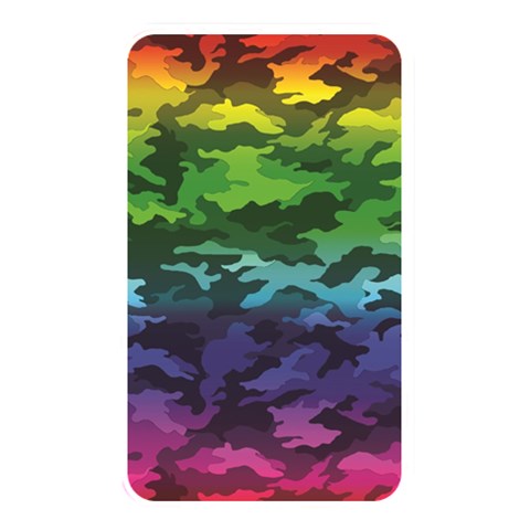 Rainbow Camouflage Memory Card Reader (Rectangular) from ArtsNow.com Front