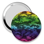Rainbow Camouflage 3  Handbag Mirror