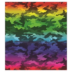 Rainbow Camouflage Drawstring Pouch (Large) from ArtsNow.com Back