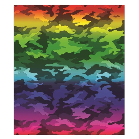 Rainbow Camouflage Duvet Cover Double Side (California King Size) from ArtsNow.com Front