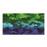 Rainbow Camouflage Satin Wrap