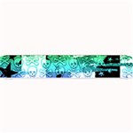 Rainbow Checker Skull Splatter Small Bar Mat