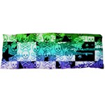 Rainbow Checker Skull Splatter Body Pillow Case (Dakimakura)