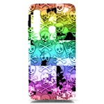 Rainbow Checker Skull Splatter Samsung Galaxy A9 TPU UV Case