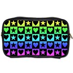 Rainbow Hearts & Stars Toiletries Bag (One Side)