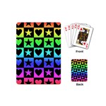 Rainbow Hearts & Stars Playing Cards Single Design (Mini)