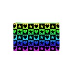 Rainbow Hearts & Stars Cosmetic Bag (XS)