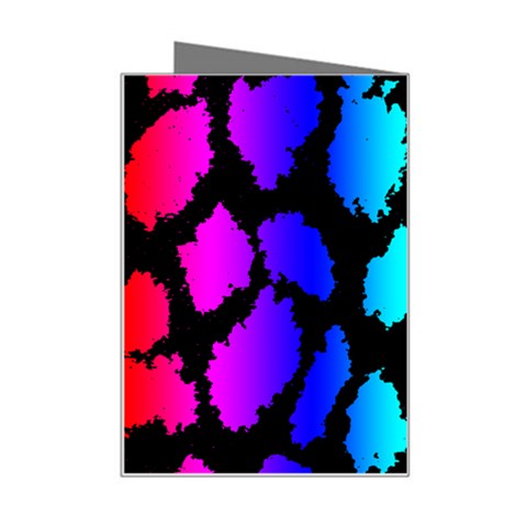 Rainbow Leopard Mini Greeting Card from ArtsNow.com Right