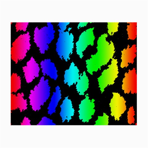 Rainbow Leopard Small Glasses Cloth from ArtsNow.com Front