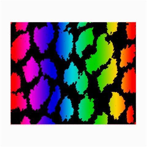 Rainbow Leopard Small Glasses Cloth from ArtsNow.com Front