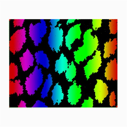 Rainbow Leopard Small Glasses Cloth from ArtsNow.com Front