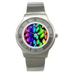 Rainbow Leopard Stainless Steel Watch