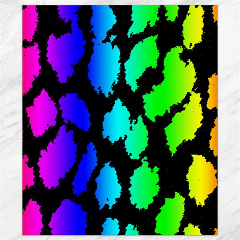 Rainbow Leopard Canvas 8  x 10  from ArtsNow.com 8.15 x9.66  Canvas - 1