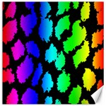 Rainbow Leopard Canvas 20  x 20 