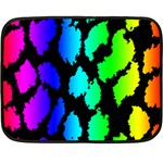Rainbow Leopard Fleece Blanket (Mini)