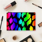 Rainbow Leopard Cosmetic Bag (Medium)