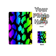 Rainbow Leopard Playing Cards 54 Designs (Mini) from ArtsNow.com Back