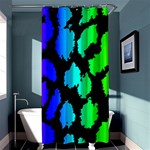 Rainbow Leopard Shower Curtain 36  x 72  (Stall)