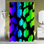 Rainbow Leopard Shower Curtain 48  x 72  (Small)