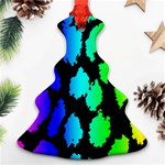 Rainbow Leopard Ornament (Christmas Tree) 