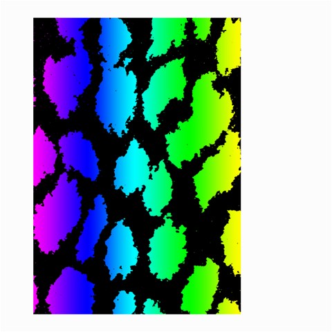 Rainbow Leopard Large Garden Flag (Two Sides) from ArtsNow.com Front