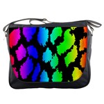 Rainbow Leopard Messenger Bag