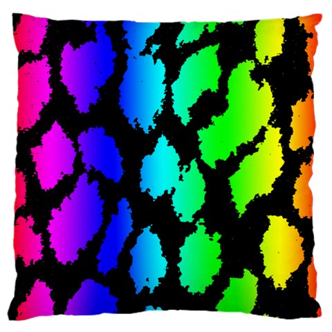 Rainbow Leopard Large Cushion Case (One Side) from ArtsNow.com Front