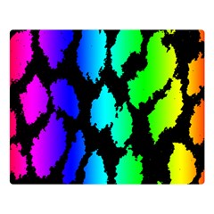 Rainbow Leopard Double Sided Flano Blanket (Large) from ArtsNow.com Blanket Back