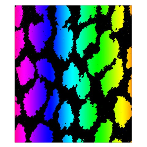 Rainbow Leopard Duvet Cover Double Side (California King Size) from ArtsNow.com Front