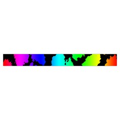 Rainbow Leopard Zipper Medium Tote Bag from ArtsNow.com Strap
