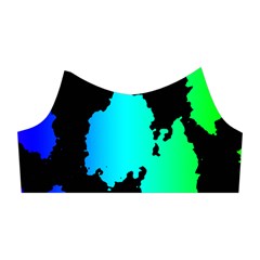 Rainbow Leopard Shoulder Cutout Velvet One Piece from ArtsNow.com Right Sleeve