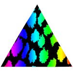 Rainbow Leopard Wooden Puzzle Triangle