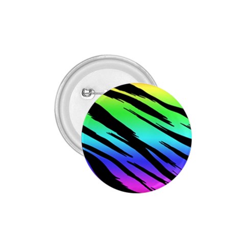 Rainbow Tiger 1.75  Button from ArtsNow.com Front