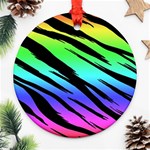 Rainbow Tiger Ornament (Round)