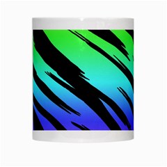 Rainbow Tiger White Mug from ArtsNow.com Center