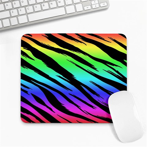 Rainbow Tiger Large Mousepad from ArtsNow.com Front