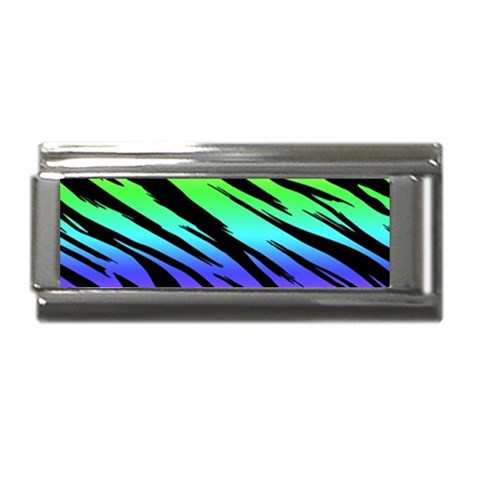Rainbow Tiger Superlink Italian Charm (9mm) from ArtsNow.com Front