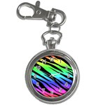 Rainbow Tiger Key Chain Watch