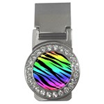 Rainbow Tiger Money Clip (CZ)