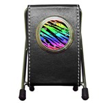 Rainbow Tiger Pen Holder Desk Clock