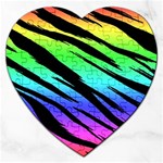 Rainbow Tiger Jigsaw Puzzle (Heart)