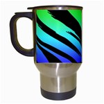 Rainbow Tiger Travel Mug (White)