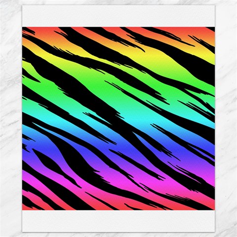 Rainbow Tiger Canvas 8  x 10  from ArtsNow.com 8.15 x9.66  Canvas - 1