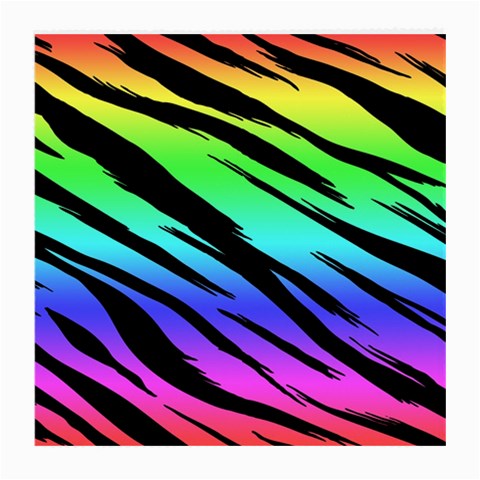 Rainbow Tiger Medium Glasses Cloth from ArtsNow.com Front